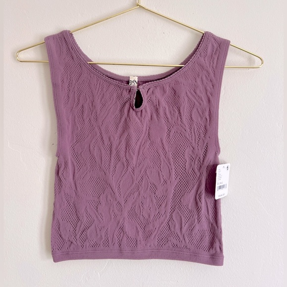 NWT! Free People Mauve Lavender Muscle Tank. Size M - Picture 1 of 4